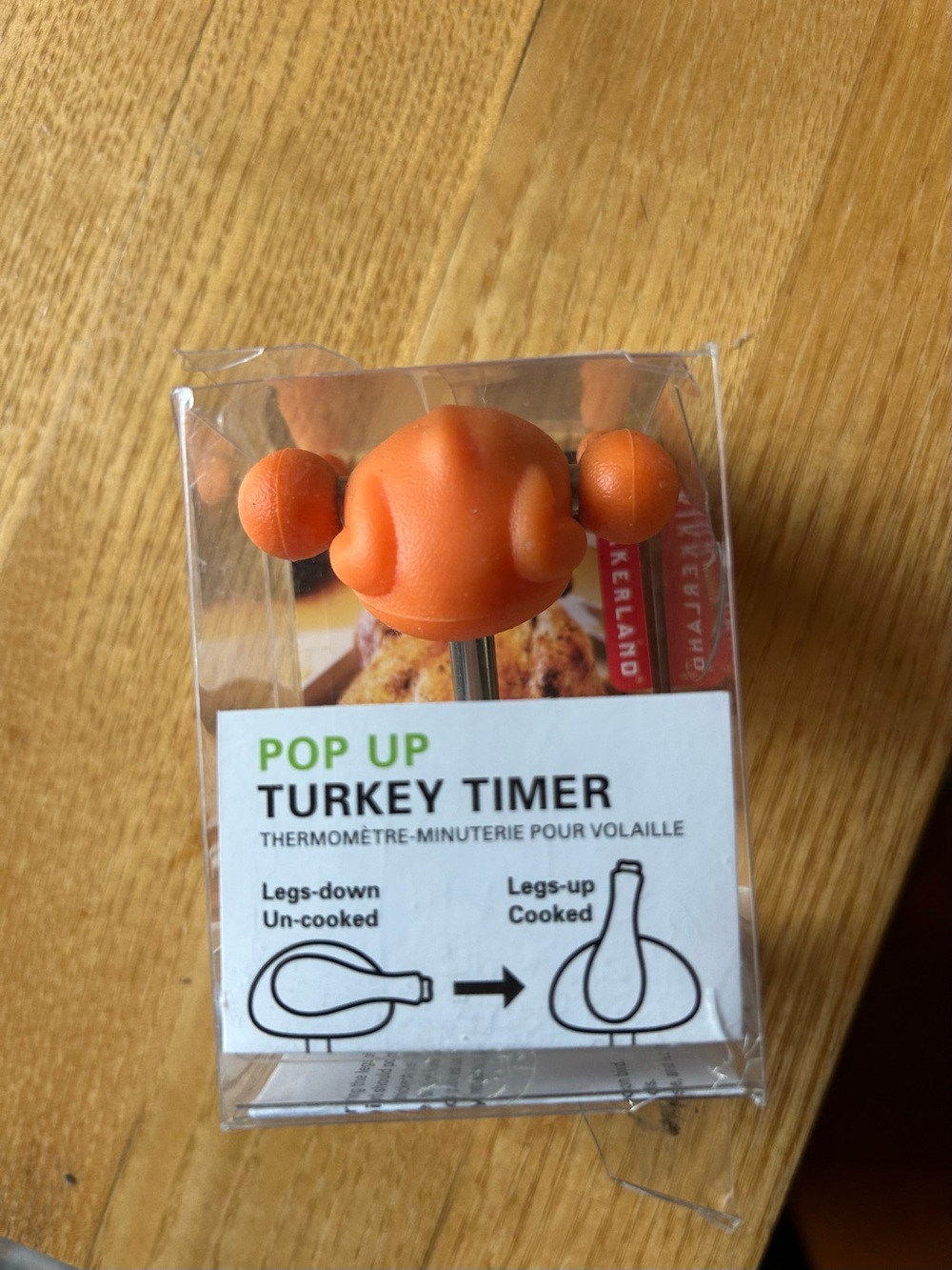 Kikkerland Pop Up Turkey 🦃 Timer - Orange